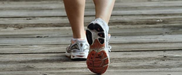 wellness-walking-shoes-on-boardwalk